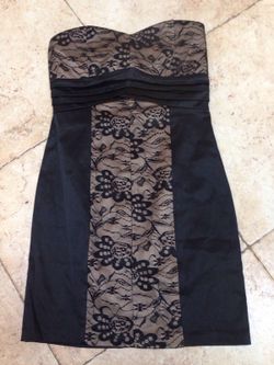 Black lace dress