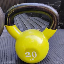 20 LB.  VINYL KETTLEBELL 