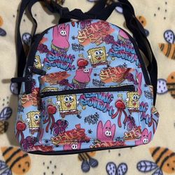 Bioworld SpongeBob SquarePants Graffiti Print Mini Backpack