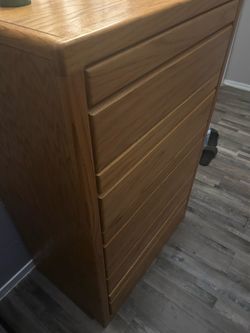 generic tan 5 slot drawer