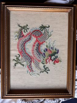 Framed needleworks