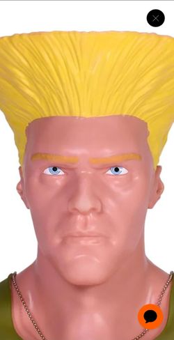 Street Fighter Popcorn Bucket Guile Bust
