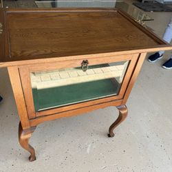 Vintage Mahogany Display Table