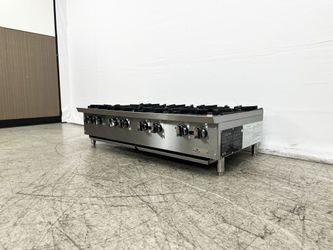 NSF 48 ins Eight burner gas heavy hot plates CCHPA48