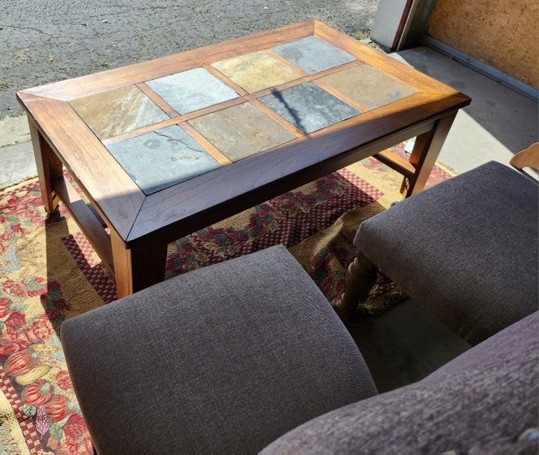 Coffee Table Charis Not Include
