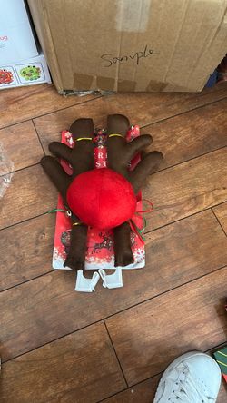 Christmas Reindeer Car Decoration Kit with 2 antlers and 1 red nose