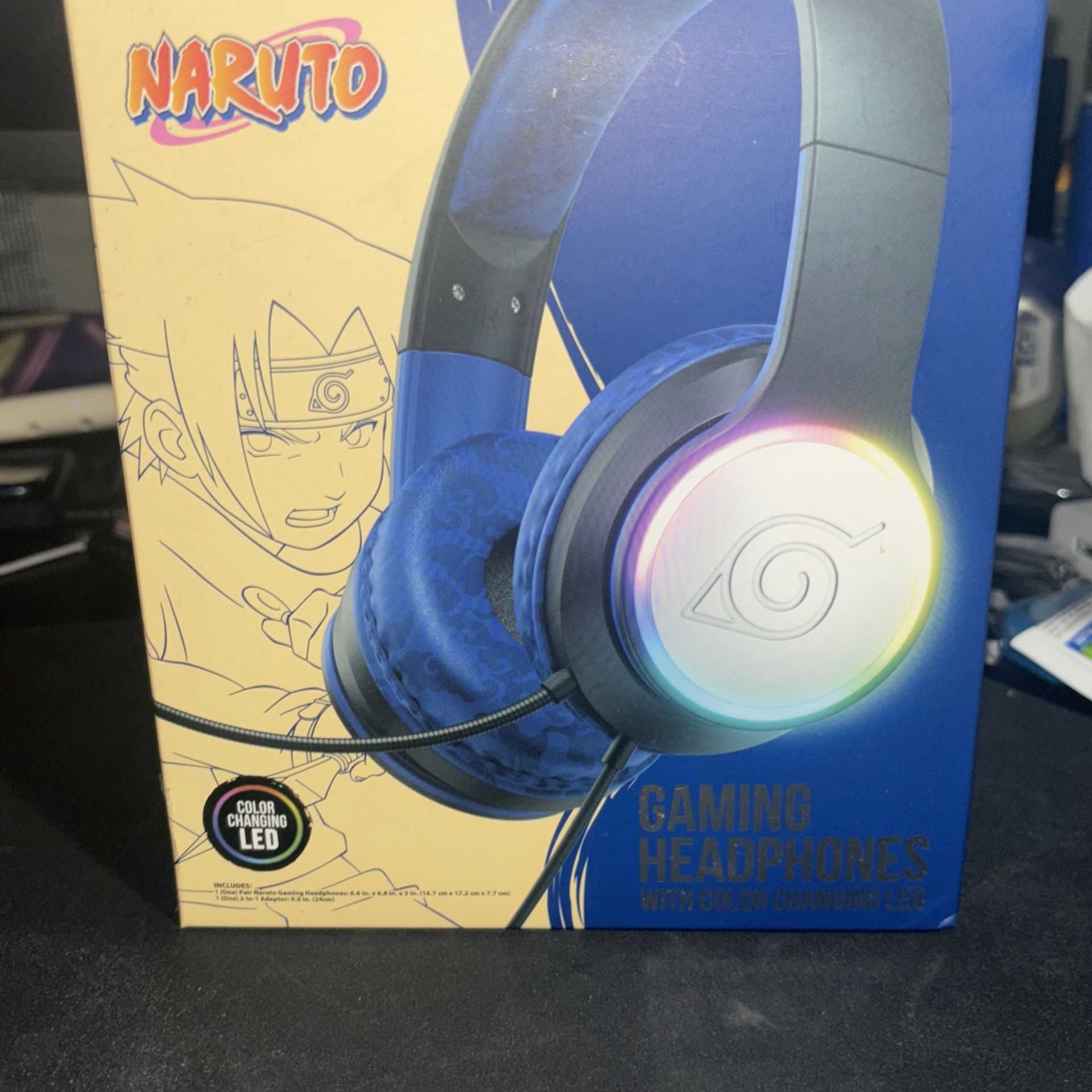 Naruto LED gaming Headphones Sasuke Version