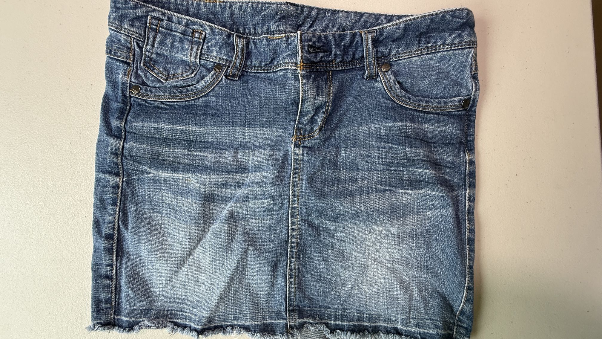 Express Blue Pencil Mini Skirt Casual