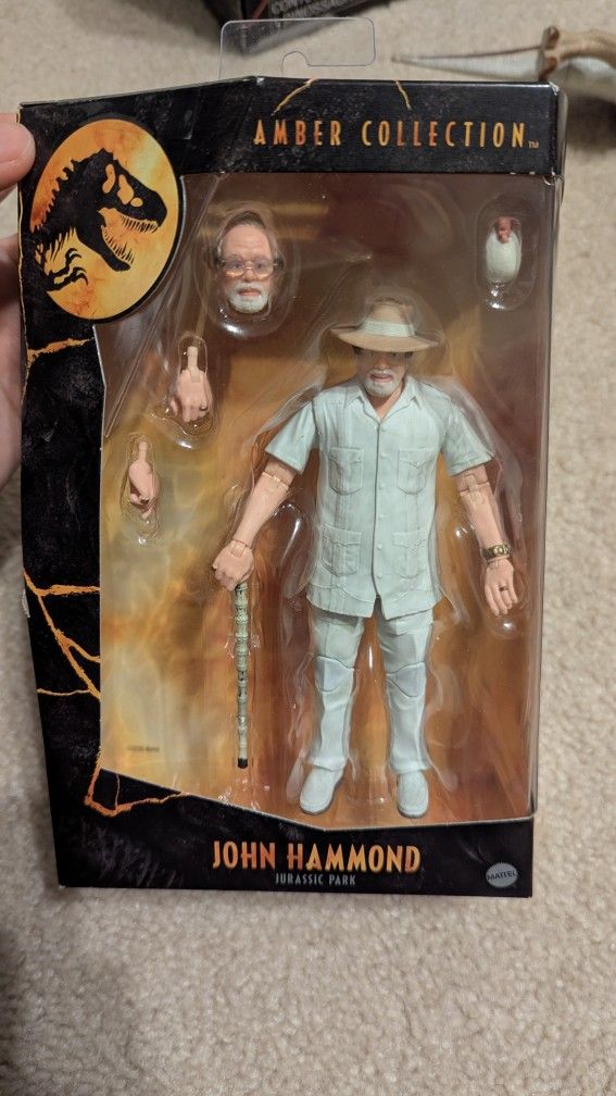 Jurassic Park Amber Collection John Hammond NIB