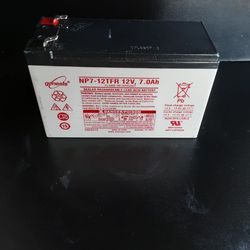 Np7-12TFR 12V 7.0AH RECHARGEABLE BATTERY