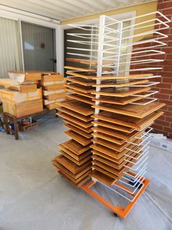 Cabinet doors drying rack