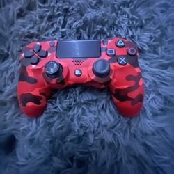 Ps4 Controller, Red Thunder