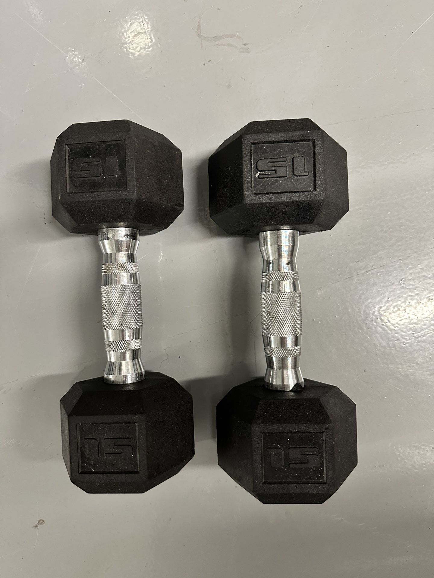 Two 15LB Dumbbells