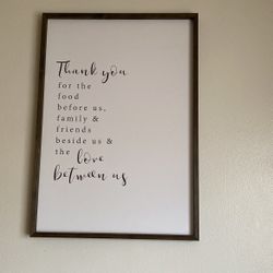 Hobby lobby “thank You” Dining Room Decor