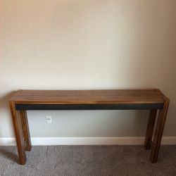 Rustic Modern Console Table 