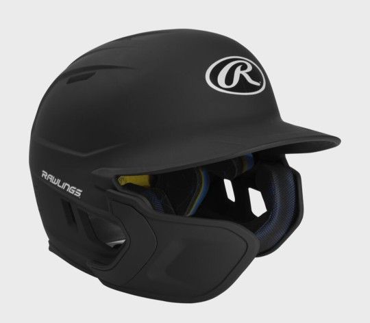 Mach Left Handed Batting Helmet with EXT Flap, 1-Tone & 2-Tone