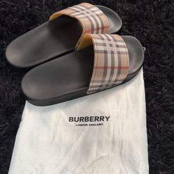 burberry men slides size 8 