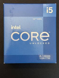 Intel Core i5-12600K 12th Gen Unlocked CPU – New, Unopened