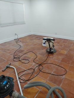 Mexican tile cleaning and seal