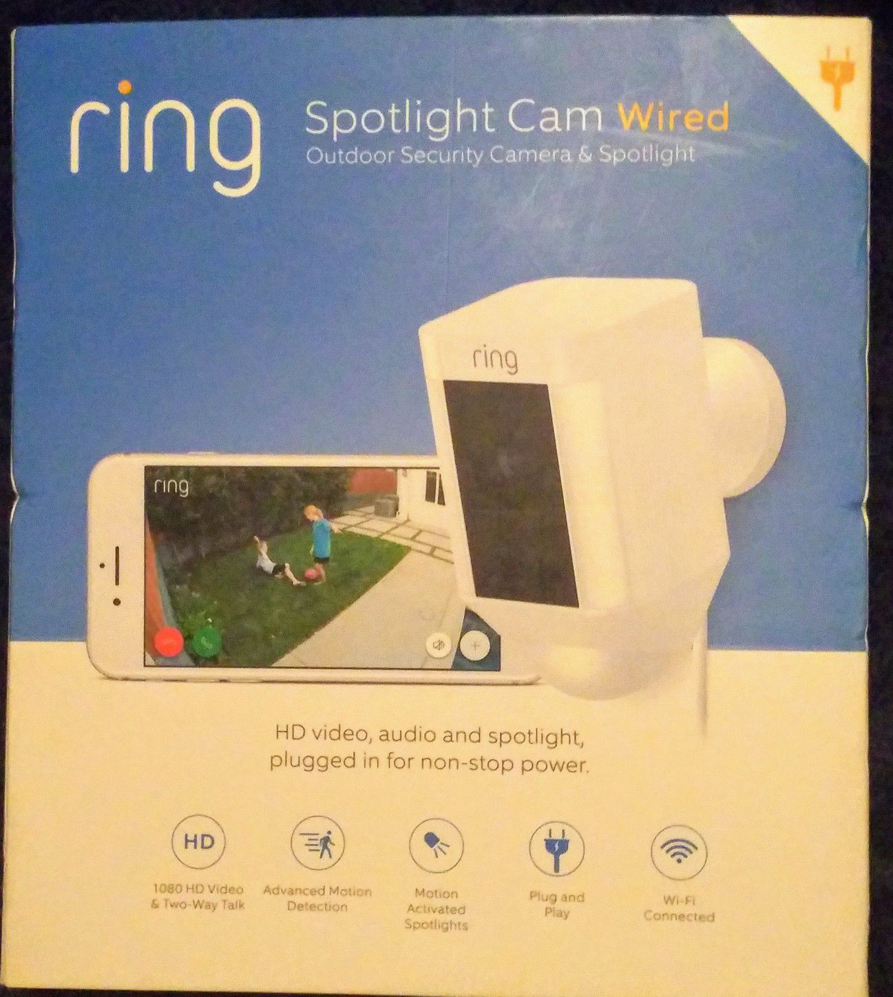 ring Spotlight Cam Wired (NEW)
