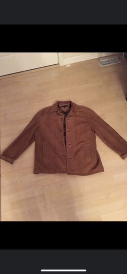 Nwot men’s large Tommy Hilfiger leather jacket