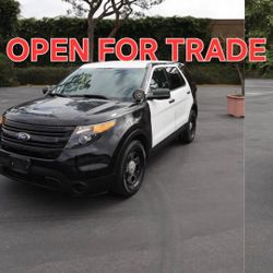 2015 Ford Explorer Interceptor Police Car.