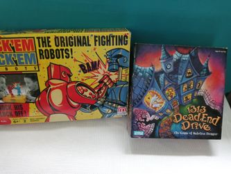 Rock'em Sock'em Game and
1313 Dead End Drive Game by Parker Brothers from 2002