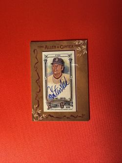 2025 Topps Allen & Ginter CARLTON FISK Autograph Card