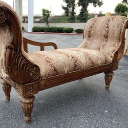 Vintage Victorian Style Double Chaise/love Seat 