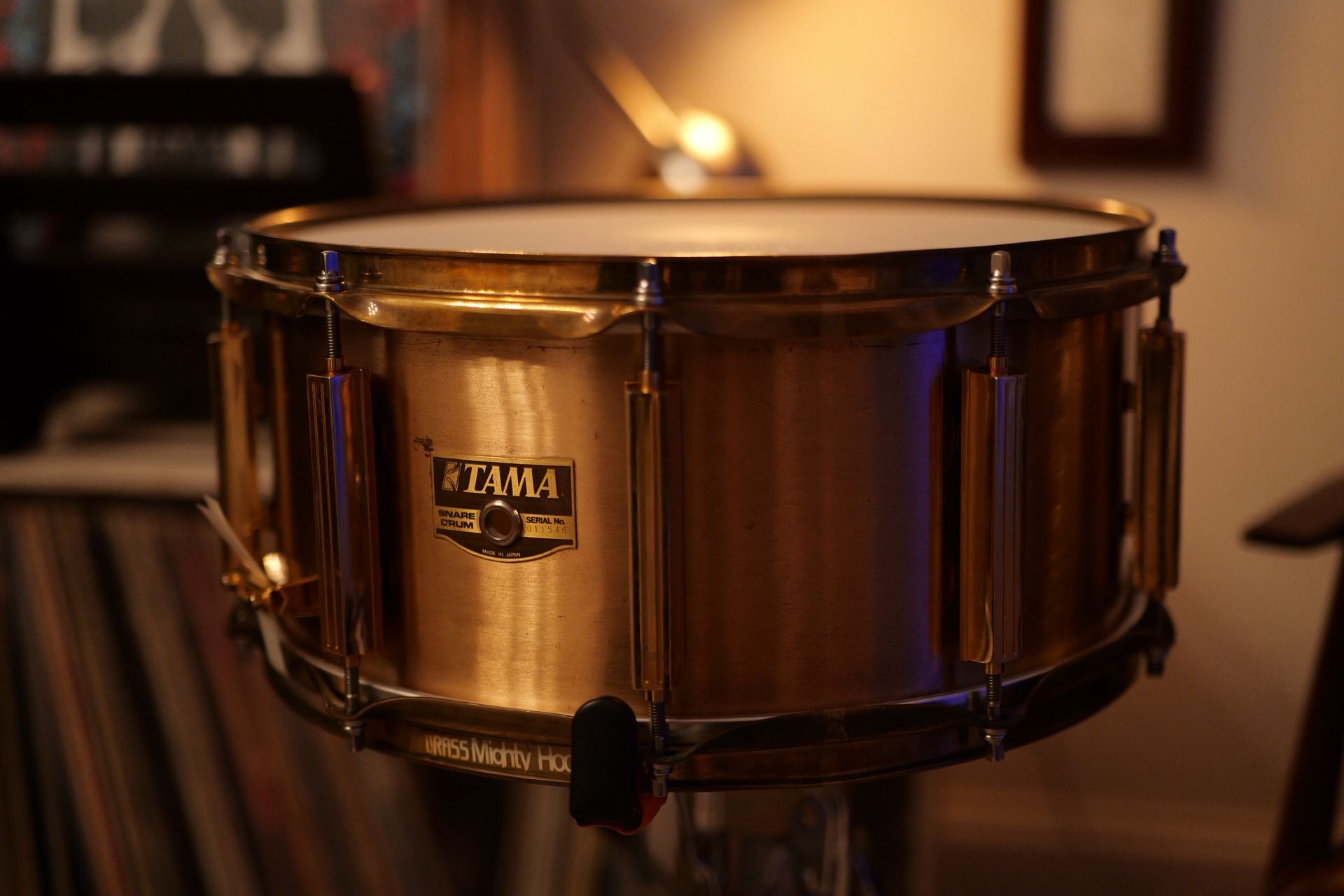1988 6.5x14 Tama Pro Custom Bell Brass Snare Drum