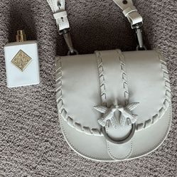 The Pinko Round Love Twist Crossbody Bag