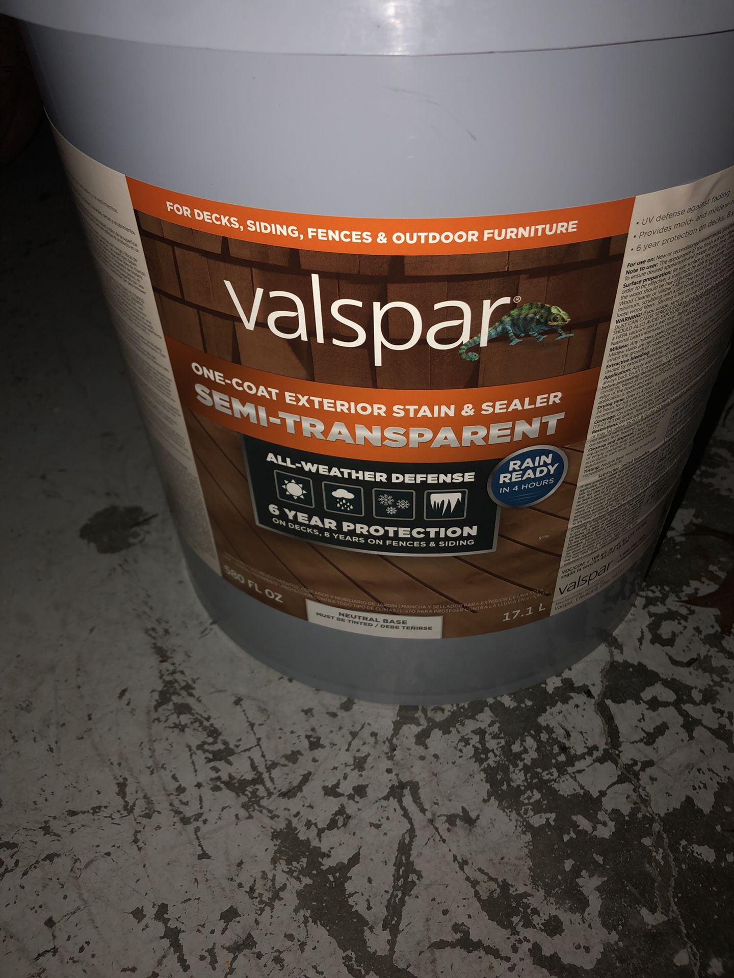 Valspar Semi Transparent Stain For Sale In Spring Hill Fl Offerup