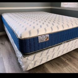 Queen Size Supreme Orthopedic MatresAndboxspring 