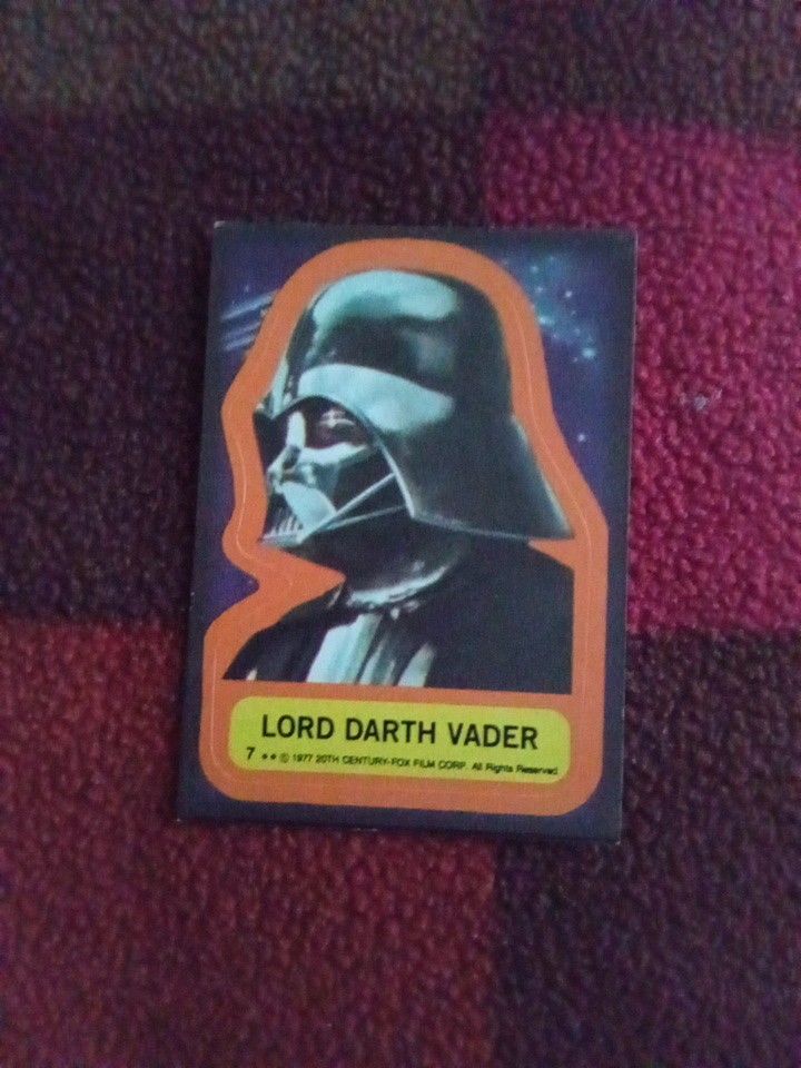 Lord Darth Vader 1977 Star Wars Sticker
