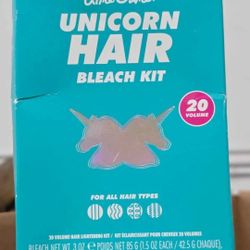 Lime Crime Unicorn Bleach Party, 20 Volume Hair Lightening Kit, 3 Piece Set
