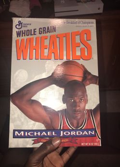 Michael Jordan Collector's Edition cereal box