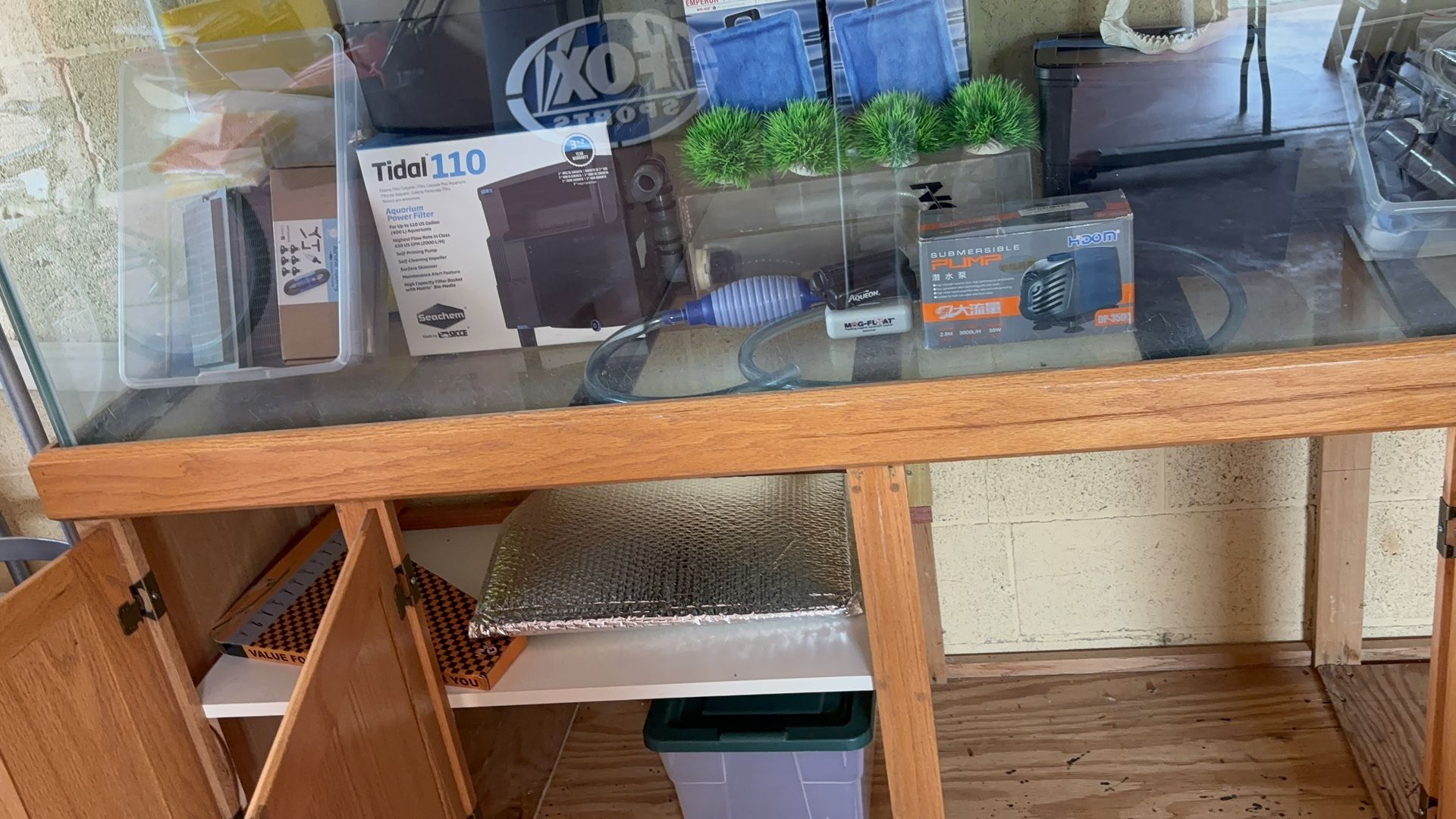 125 Gallon Glass Aquarium