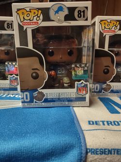 Funko Pop! Barry Sanders #81 Detroit Lions NFL 