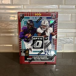 2025 Panini NFL Optic Donruss Football Trading Card Blaster Box