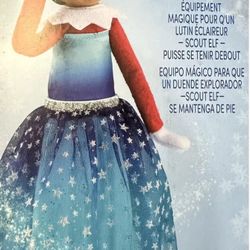 Elf On The Shelf Magi Freez Magical Standing Gear Tiara Ball Gown Scout Elves