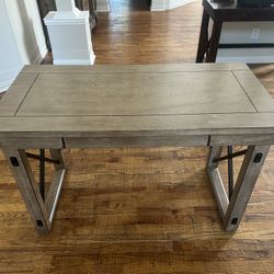 Industrial-Style Writing Desk w/ Drawer – $120 (2 Available)