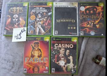 Various X Box games