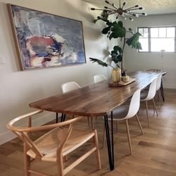 Live Edge Dining Table - Reclaimed Wood
