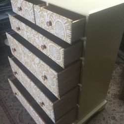 6 Drawer Solid Wood Chest 