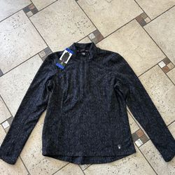 NWT Spyder women fleece half zip Active top Size L