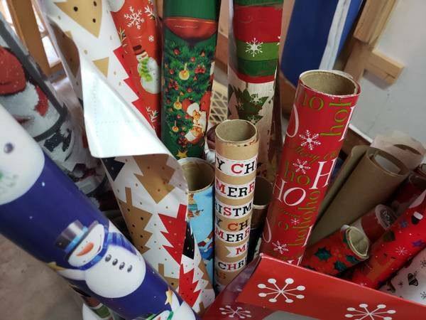 Huge Lot of Wrapping Paper and More