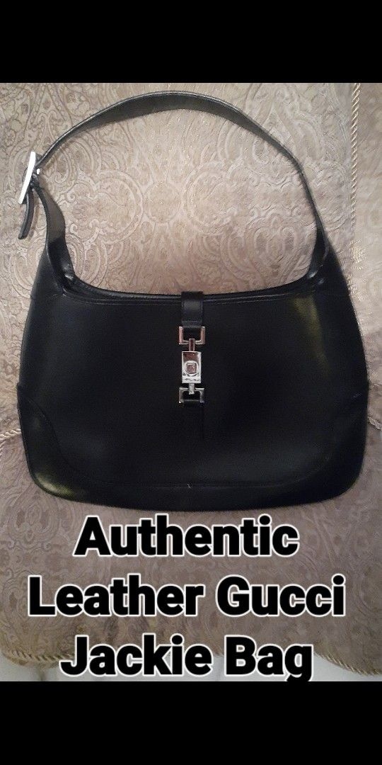 Authentic Gucci Leather Jackie Bag  