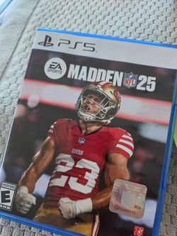 Madden 25 PS5 game. Like new