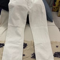 Agolde Wider Jeans White Size 28 – Premium Denim, Excellent Condition