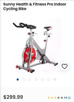 2 Sunny Health & Fitness Pro Indoor Cycling Bikes left